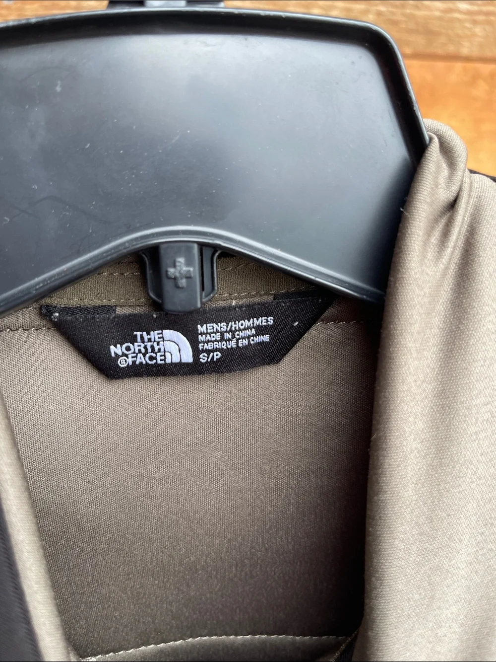 The North Face Men’s Colorblock Hooded Insulated Jacket Size S Brown Black